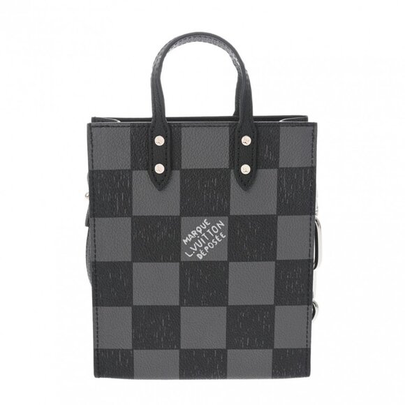 LOUIS VUITTON Black/Noir/Gray N60479 hand bag - Picture 1 of 12